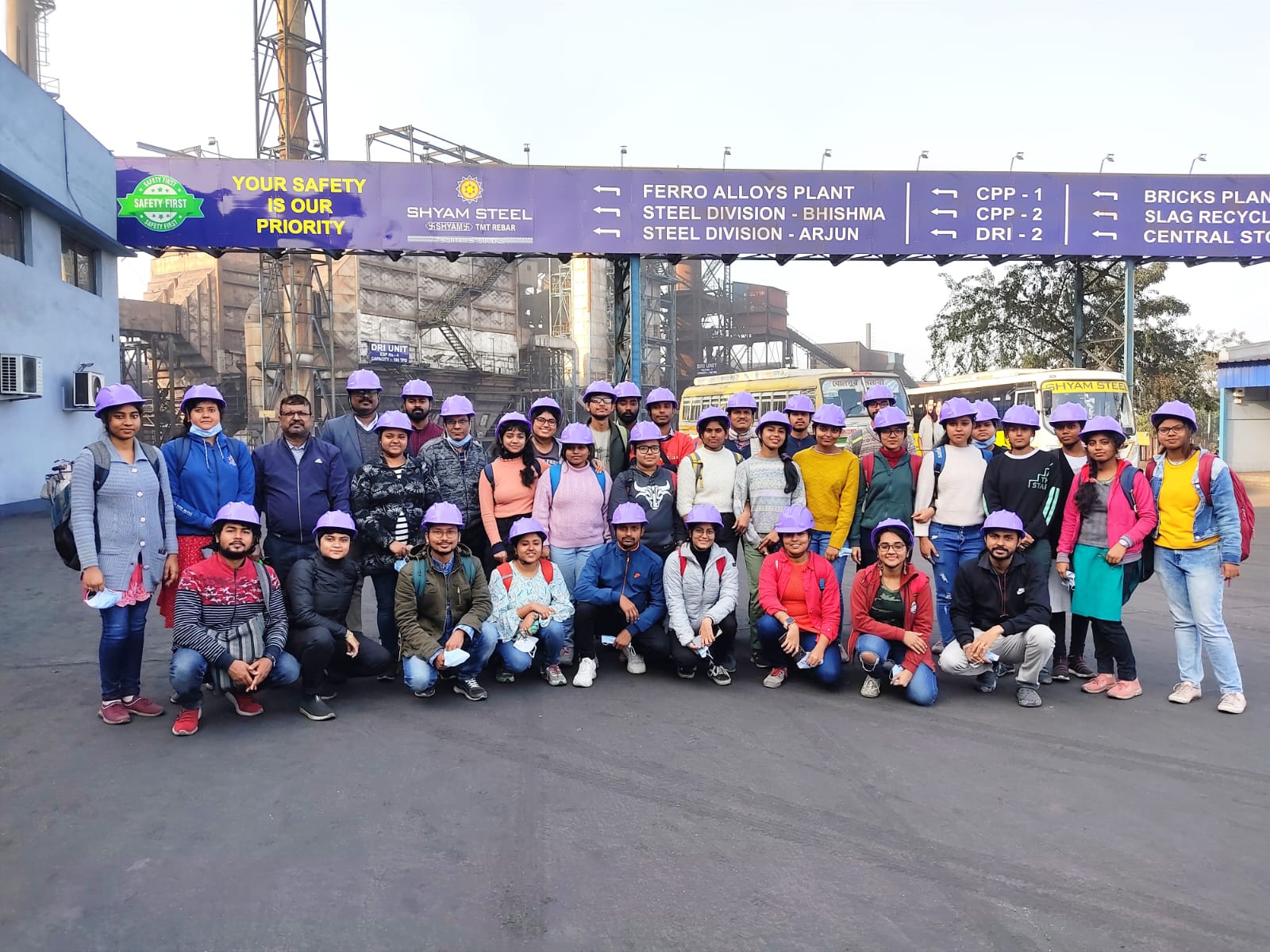 Industrial Visit to Shyam Steel-2023-24