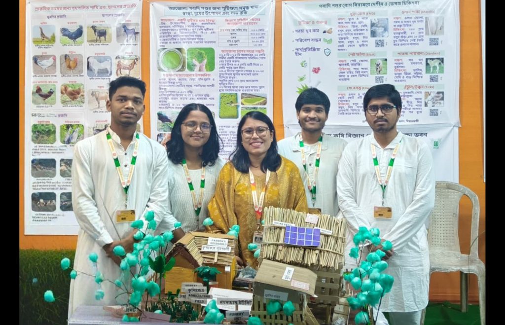 Department of Animal Science actively contributed to Magh Mela 2026 by presenting Goat and Poultry Based Integrated Farming as a model for sustainable rural livelihood.