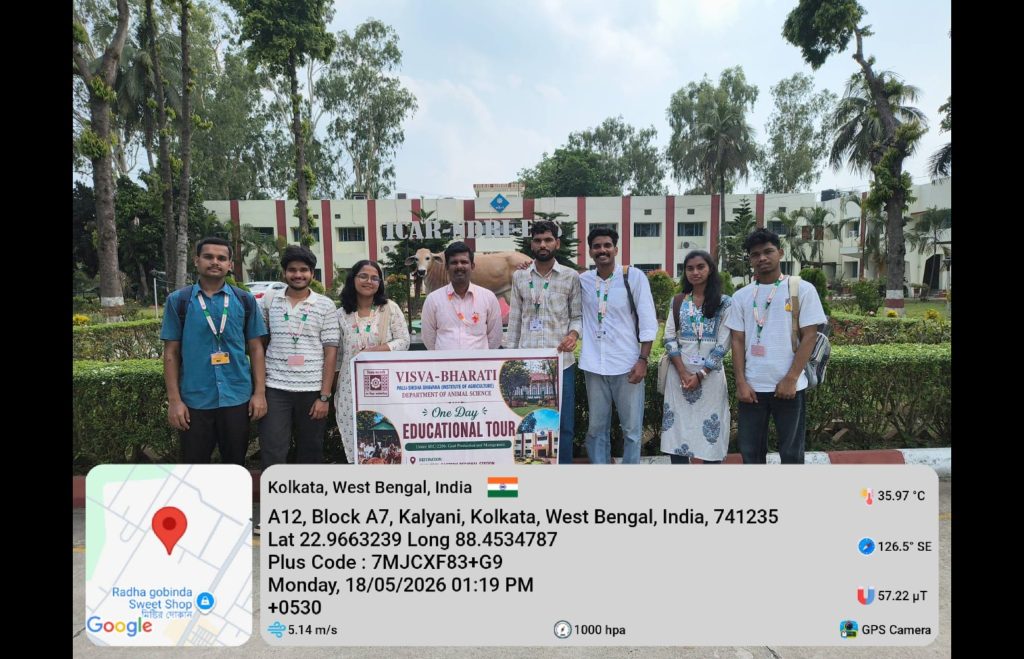 One-day educational visit to the goat farm of ICAR-National Dairy Research Institute, Eastern Regional Station on 18th May 2026 (Monday)