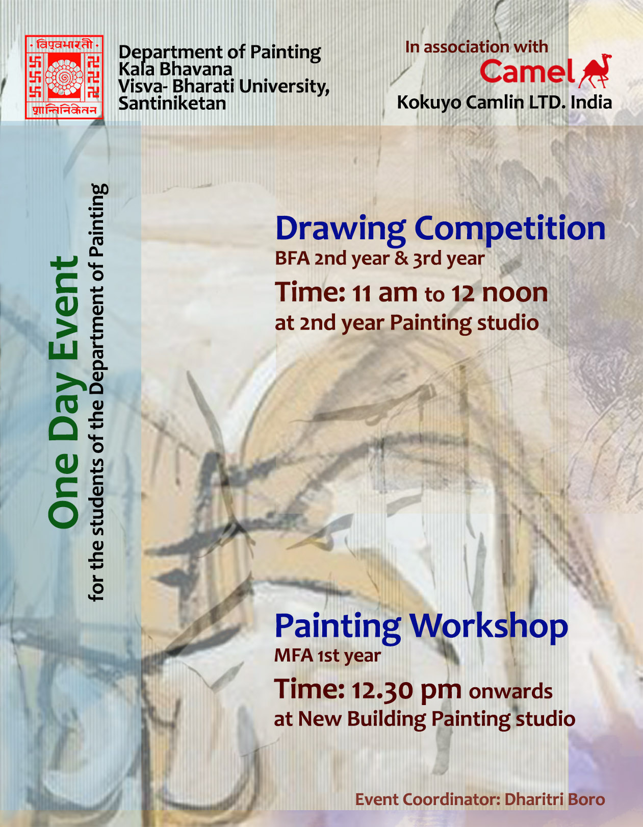 Painting Dept Organizes Drawing Competition