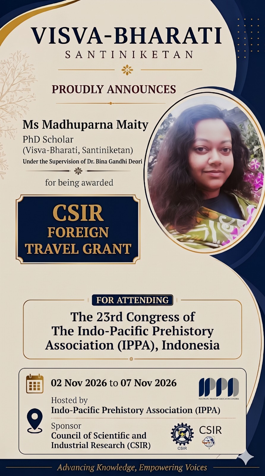 CSIR Foreign Travel Grant