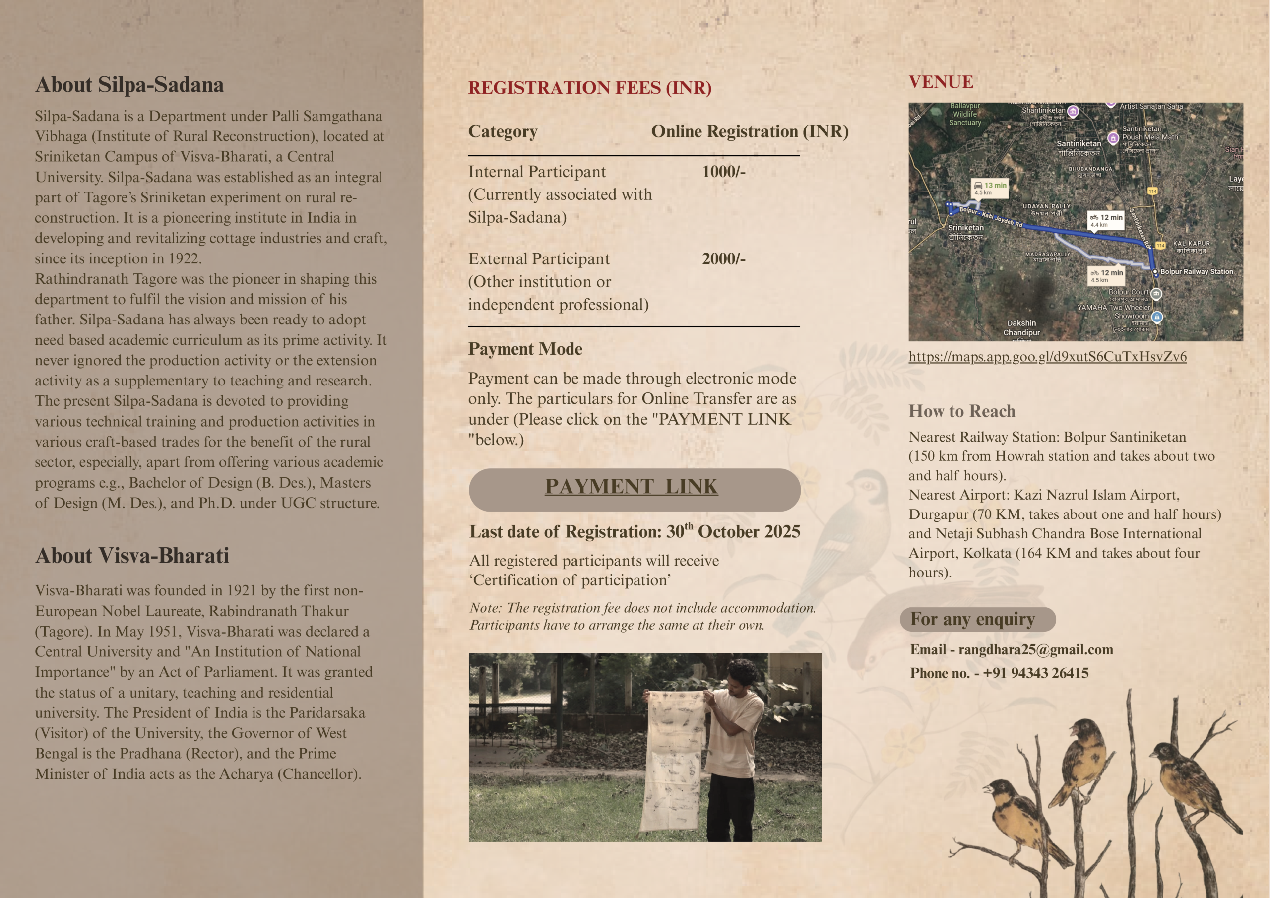 Rangdhaara_2025_Brochure_Workshop_on_Natural_Dyes_Textile_Section_Silpa-Sadana-2